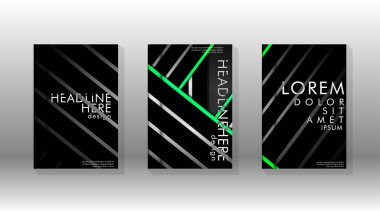 Geometrik tasarım arka planlı kapak kitabı