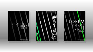 Geometrik tasarım arka planlı kapak kitabı