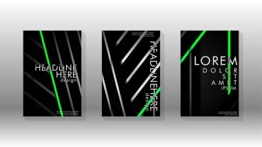 Geometrik tasarım arka planlı kapak kitabı