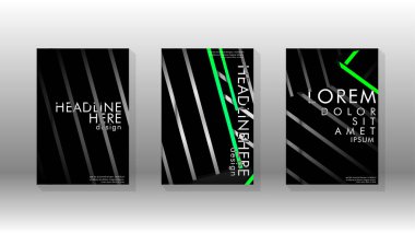 Geometrik tasarım arka planlı kapak kitabı