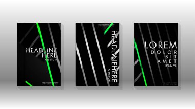 Geometrik tasarım arka planlı kapak kitabı