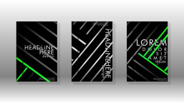 Geometrik tasarım arka planlı kapak kitabı