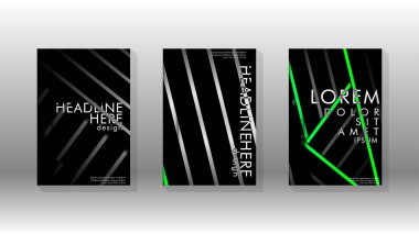 Geometrik tasarım arka planlı kapak kitabı