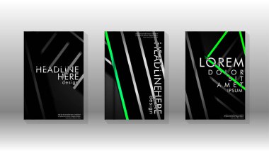 Geometrik tasarım arka planlı kapak kitabı