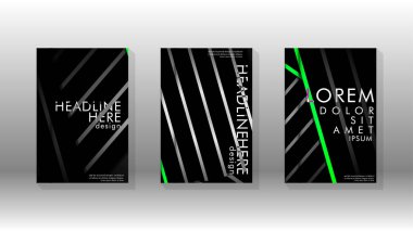 Geometrik tasarım arka planlı kapak kitabı