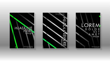 Geometrik tasarım arka planlı kapak kitabı