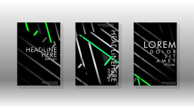 Geometrik tasarım arka planlı kapak kitabı