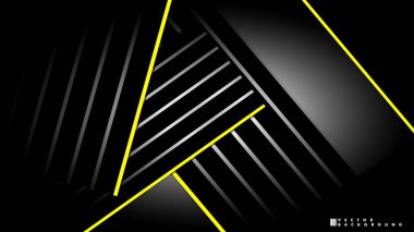 Soyut vektör arkaplanı. Geometrik Çizgiler - Yaratıcı ve İlham Tasarımı