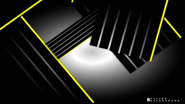 Soyut vektör arkaplanı. Geometrik Çizgiler - Yaratıcı ve İlham Tasarımı