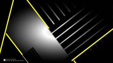 Soyut vektör arkaplanı. Geometrik Çizgiler - Yaratıcı ve İlham Tasarımı