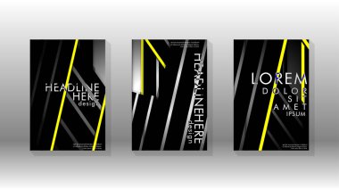 Geometrik tasarım arka planlı kapak kitabı.