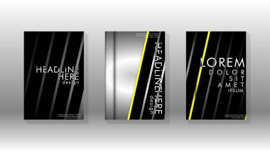 Geometrik tasarım arka planlı kapak kitabı.