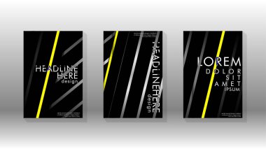 Geometrik tasarım arka planlı kapak kitabı.