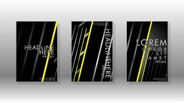 Geometrik tasarım arka planlı kapak kitabı.