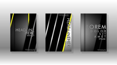 Geometrik tasarım arka planlı kapak kitabı.