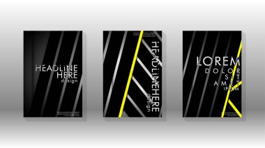 Geometrik tasarım arka planlı kapak kitabı.