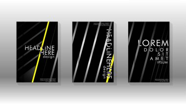 Geometrik tasarım arka planlı kapak kitabı.