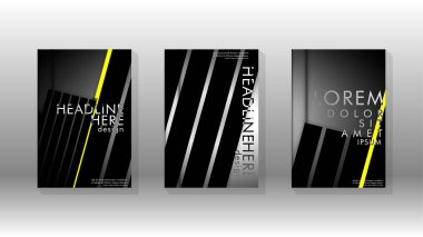 Geometrik tasarım arka planlı kapak kitabı.