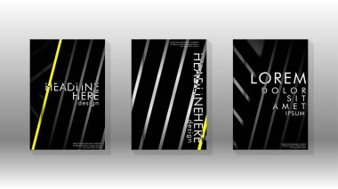 Geometrik tasarım arka planlı kapak kitabı.