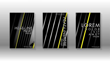 Geometrik tasarım arka planlı kapak kitabı.