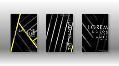 Geometrik tasarım arka planlı kapak kitabı.