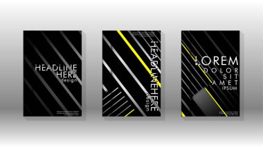 Geometrik tasarım arka planlı kapak kitabı.