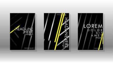 Geometrik tasarım arka planlı kapak kitabı.