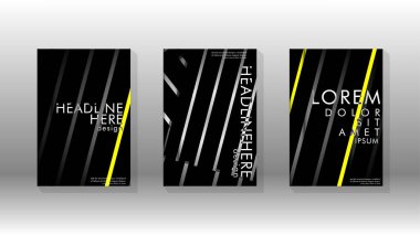 Geometrik tasarım arka planlı kapak kitabı.