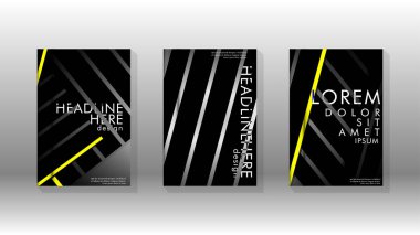 Geometrik tasarım arka planlı kapak kitabı.