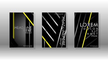 Geometrik tasarım arka planlı kapak kitabı.