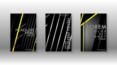 Geometrik tasarım arka planlı kapak kitabı.