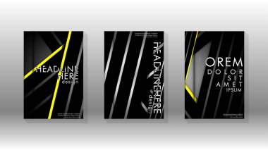 Geometrik tasarım arka planlı kapak kitabı.