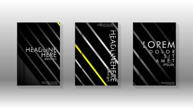 Geometrik tasarım arka planlı kapak kitabı.