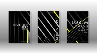 Geometrik tasarım arka planlı kapak kitabı.