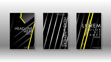 Geometrik tasarım arka planlı kapak kitabı.