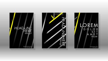 Geometrik tasarım arka planlı kapak kitabı.