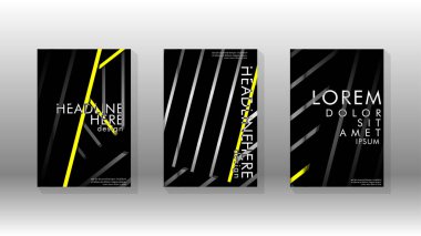 Geometrik tasarım arka planlı kapak kitabı.