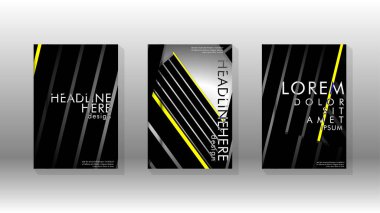 Geometrik tasarım arka planlı kapak kitabı.