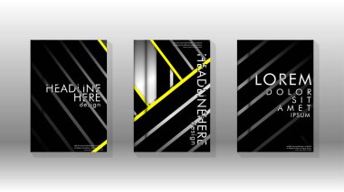 Geometrik tasarım arka planlı kapak kitabı.