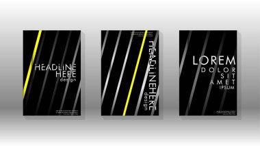 Geometrik tasarım arka planlı kapak kitabı.