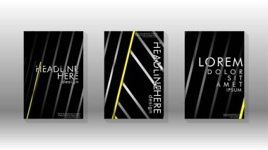 Geometrik tasarım arka planlı kapak kitabı.