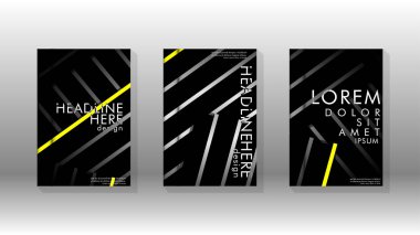 Geometrik tasarım arka planlı kapak kitabı.