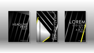 Geometrik tasarım arka planlı kapak kitabı.