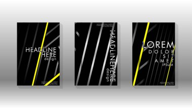 Geometrik tasarım arka planlı kapak kitabı.