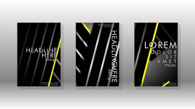 Geometrik tasarım arka planlı kapak kitabı.