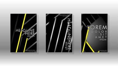 Geometrik tasarım arka planlı kapak kitabı.