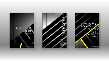 Geometrik tasarım arka planlı kapak kitabı.