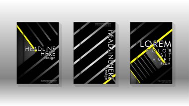 Geometrik tasarım arka planlı kapak kitabı.