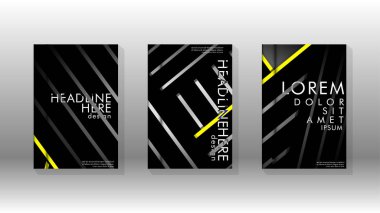 Geometrik tasarım arka planlı kapak kitabı.