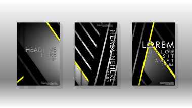 Geometrik tasarım arka planlı kapak kitabı.